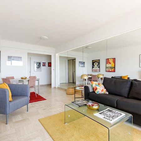 Vue Mer Exceptionnelle Sur Plage Du Midi En 1Re Ligne- 2 Chambres カンヌ エクステリア 写真